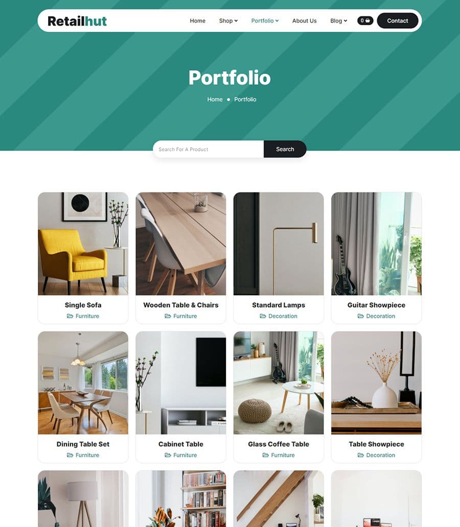 RetailHut Portfolio Page thumbnail