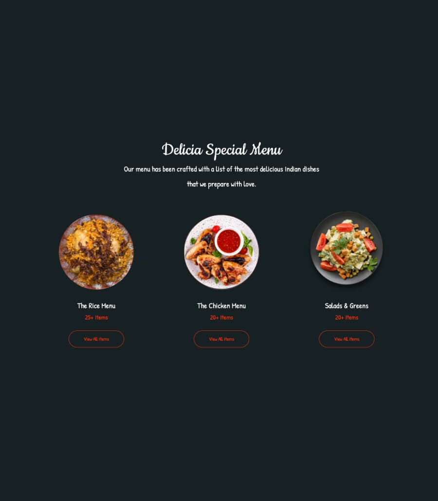 Desilicious Menu With Food Photo Section thumbnail