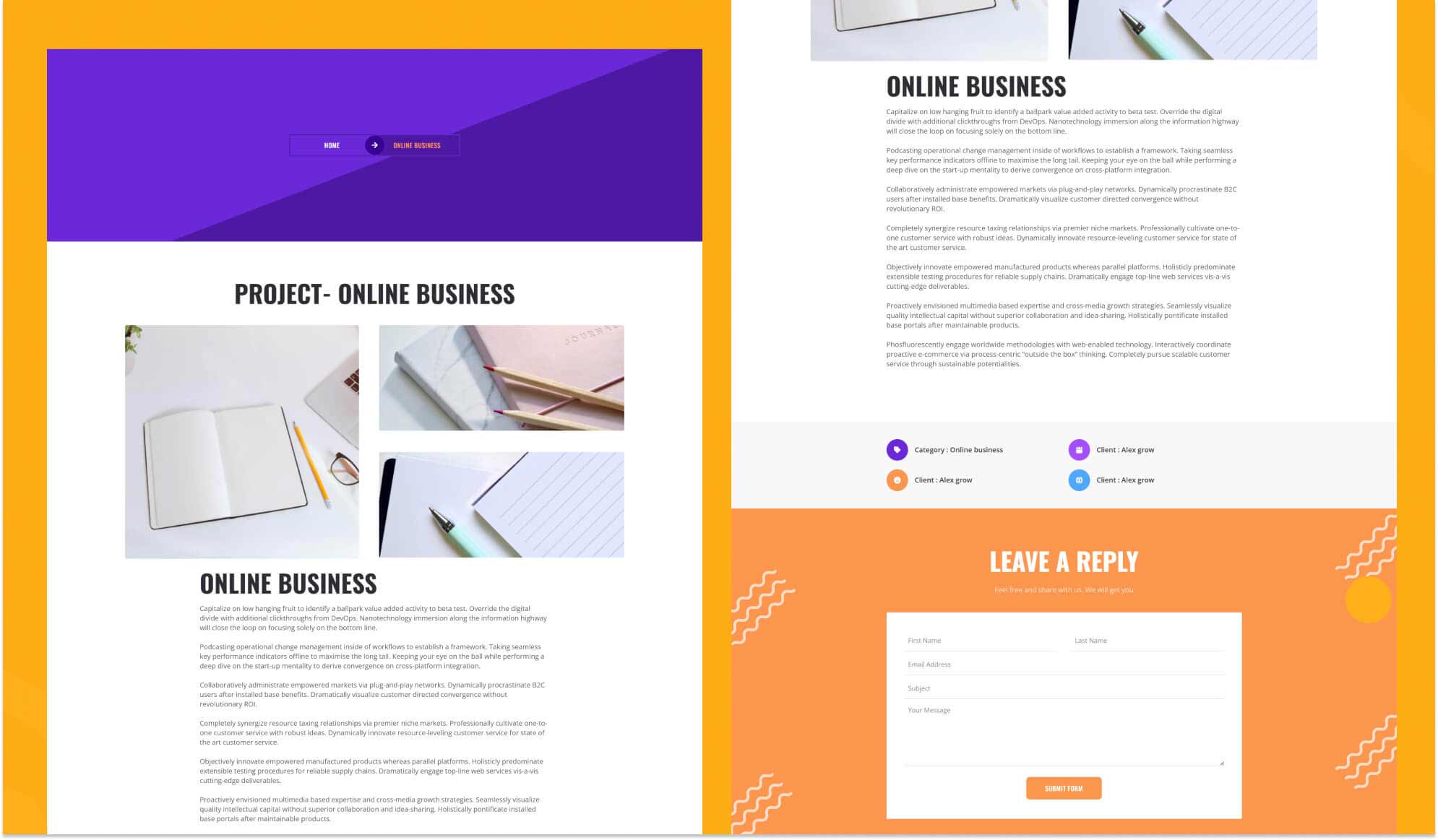 Smith Consulting Project Details Page For Gutenberg By Templately