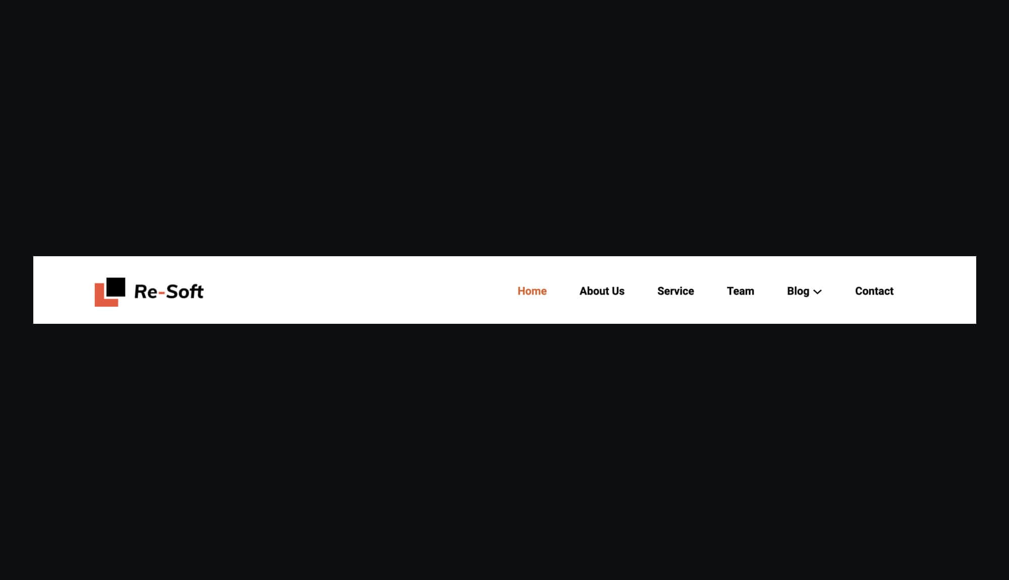 Re-Soft Header Section For Gutenberg Banner