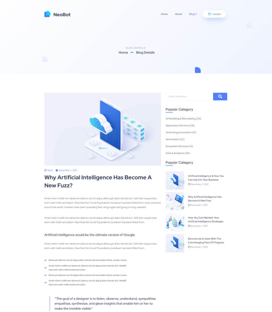 NeoBot Single Post Page thumbnail