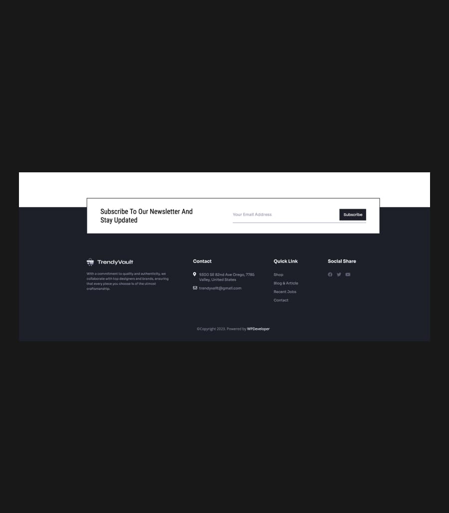 TrendyVault Footer thumbnail