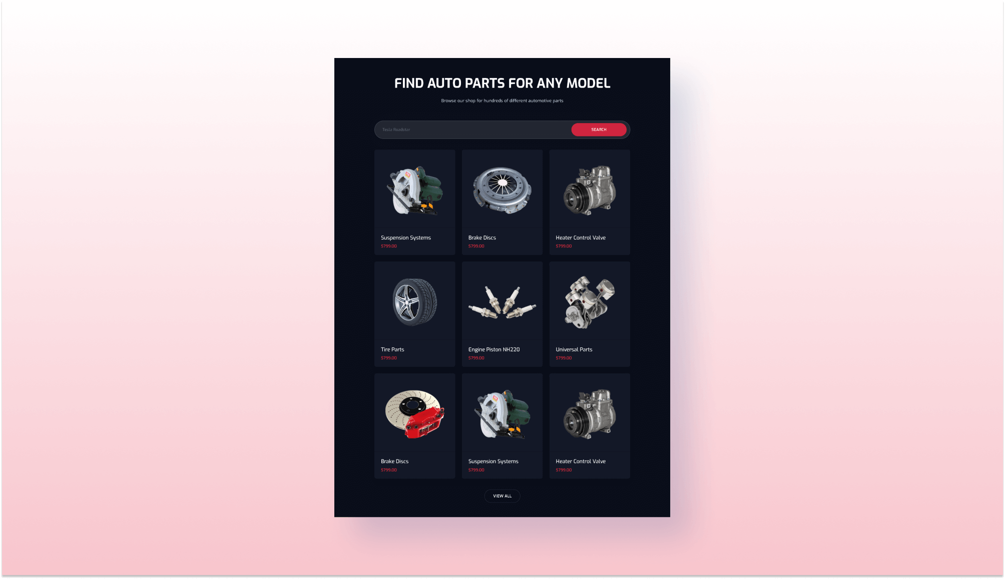 Speed Repair Product Section For Gutenberg Banner