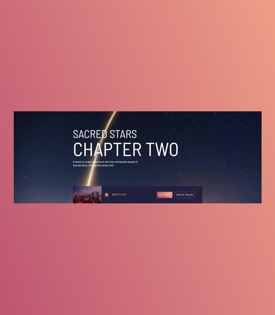 Movie Box Hero Section For Gutenberg thumbnail