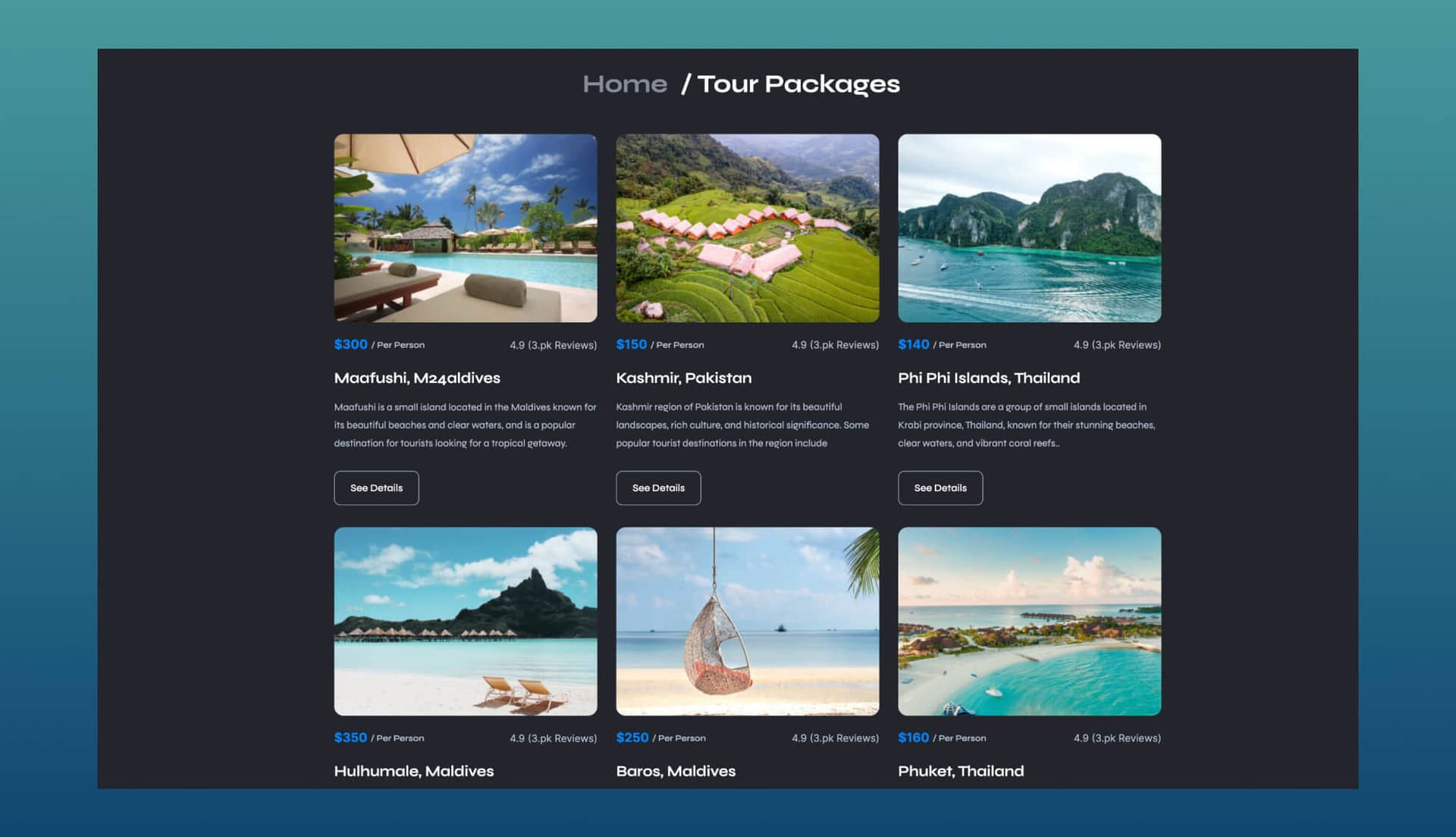 ExploreLy Tour Packages Section For Gutenberg By Templately