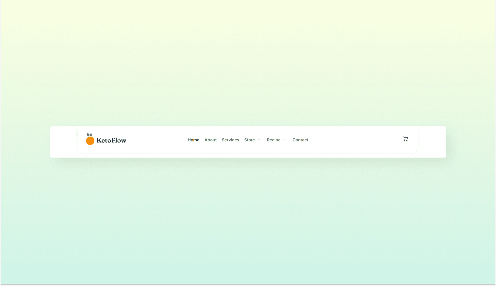 KetoFlow Header Section Banner