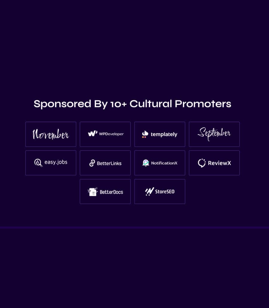 FestiveLy Sponsors Section thumbnail