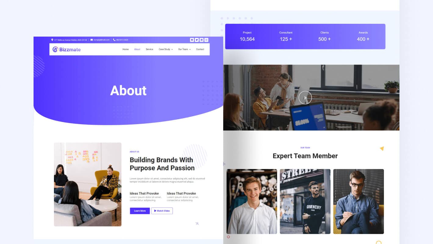 Bizzmate Agency About Page Banner