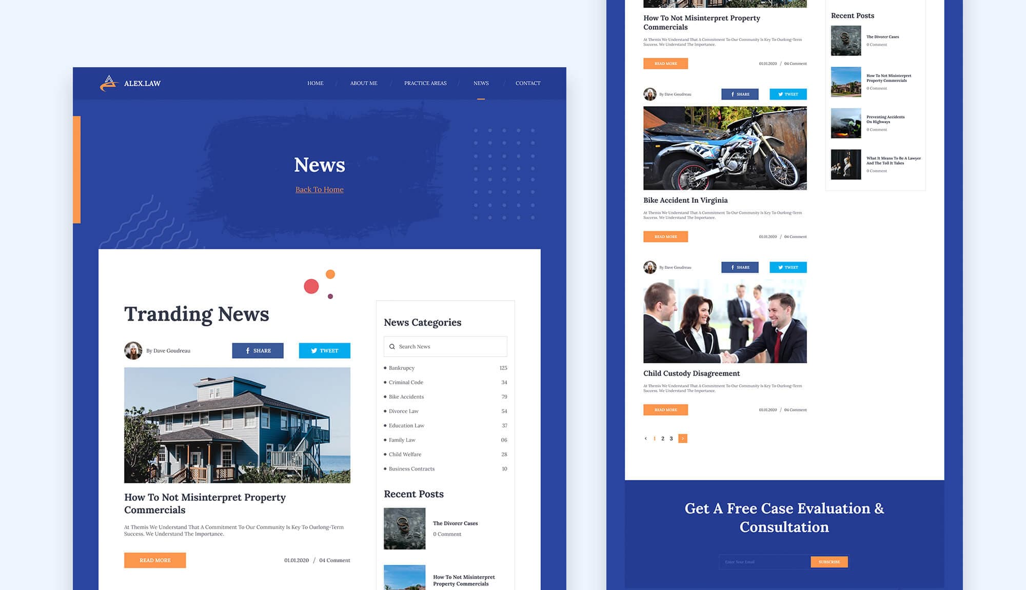 Alex Law News Page Banner