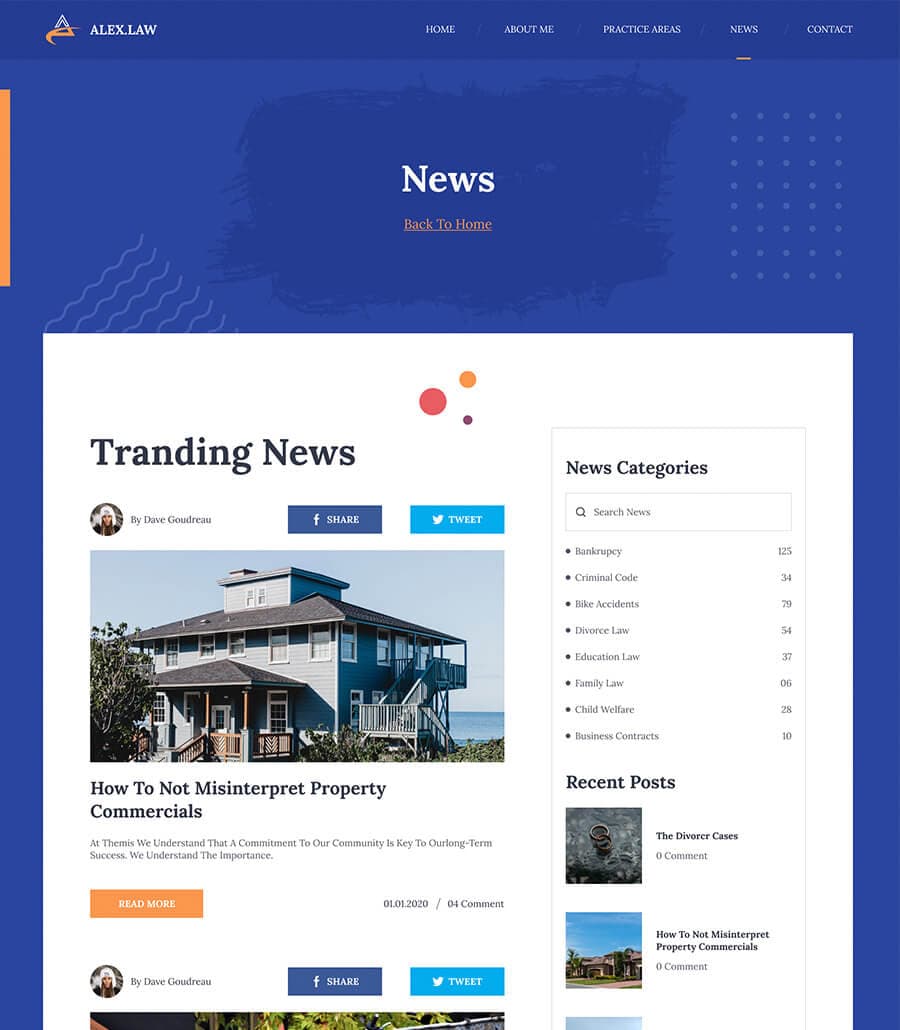 Alex Law News Page thumbnail