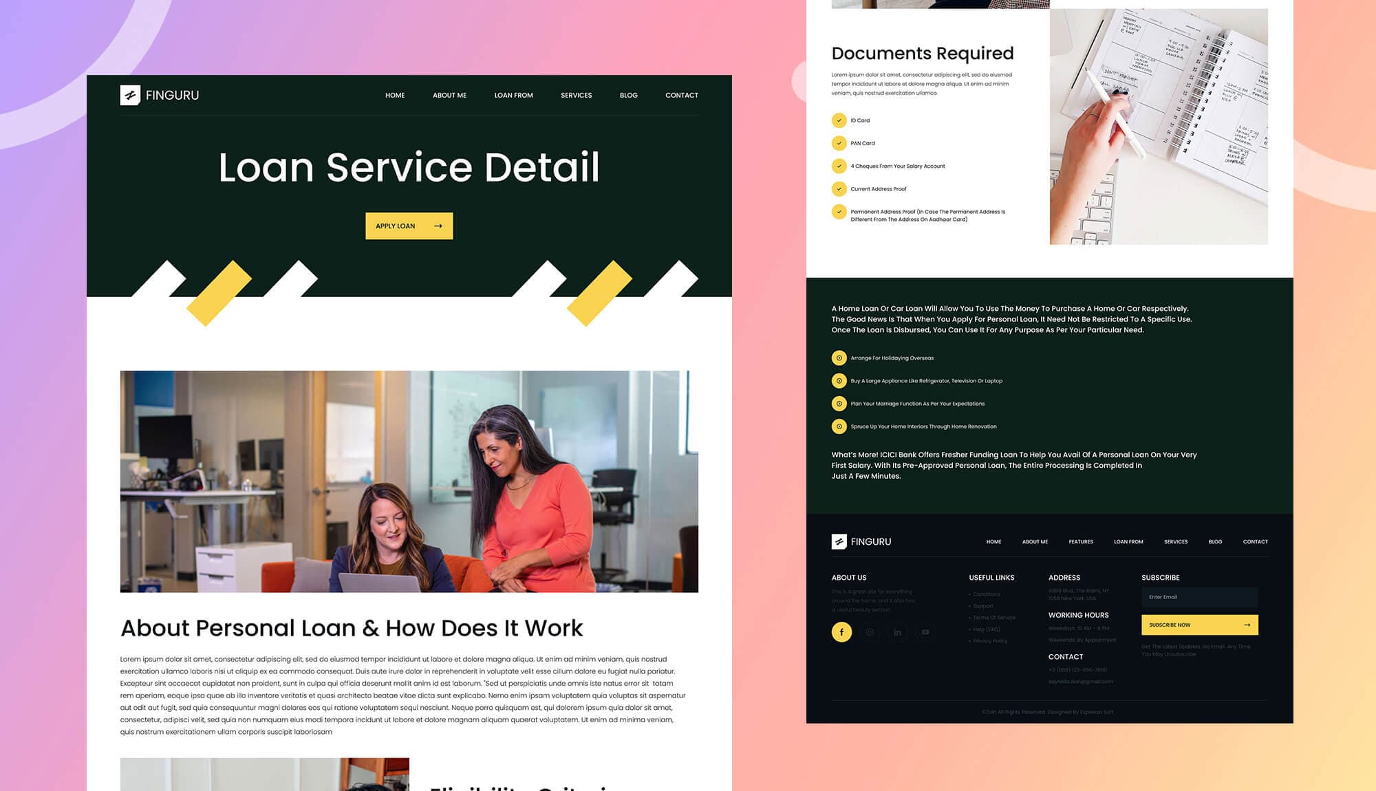 FinGuru Service Details Page Banner
