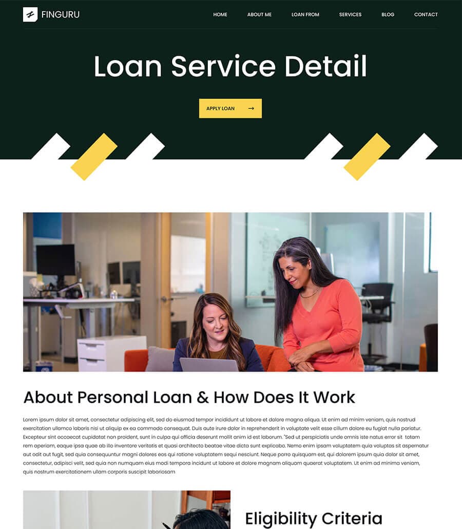 FinGuru Service Details Page thumbnail