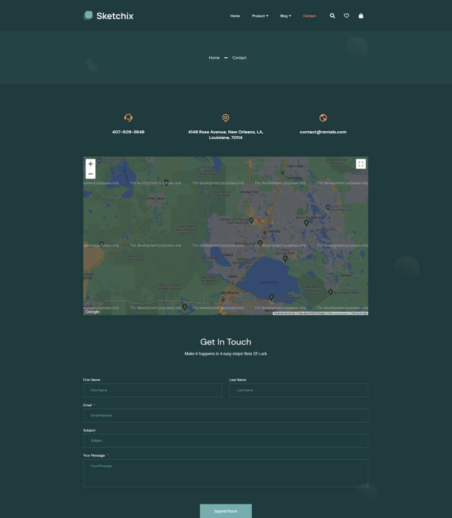 Sketchix Contact Page thumbnail