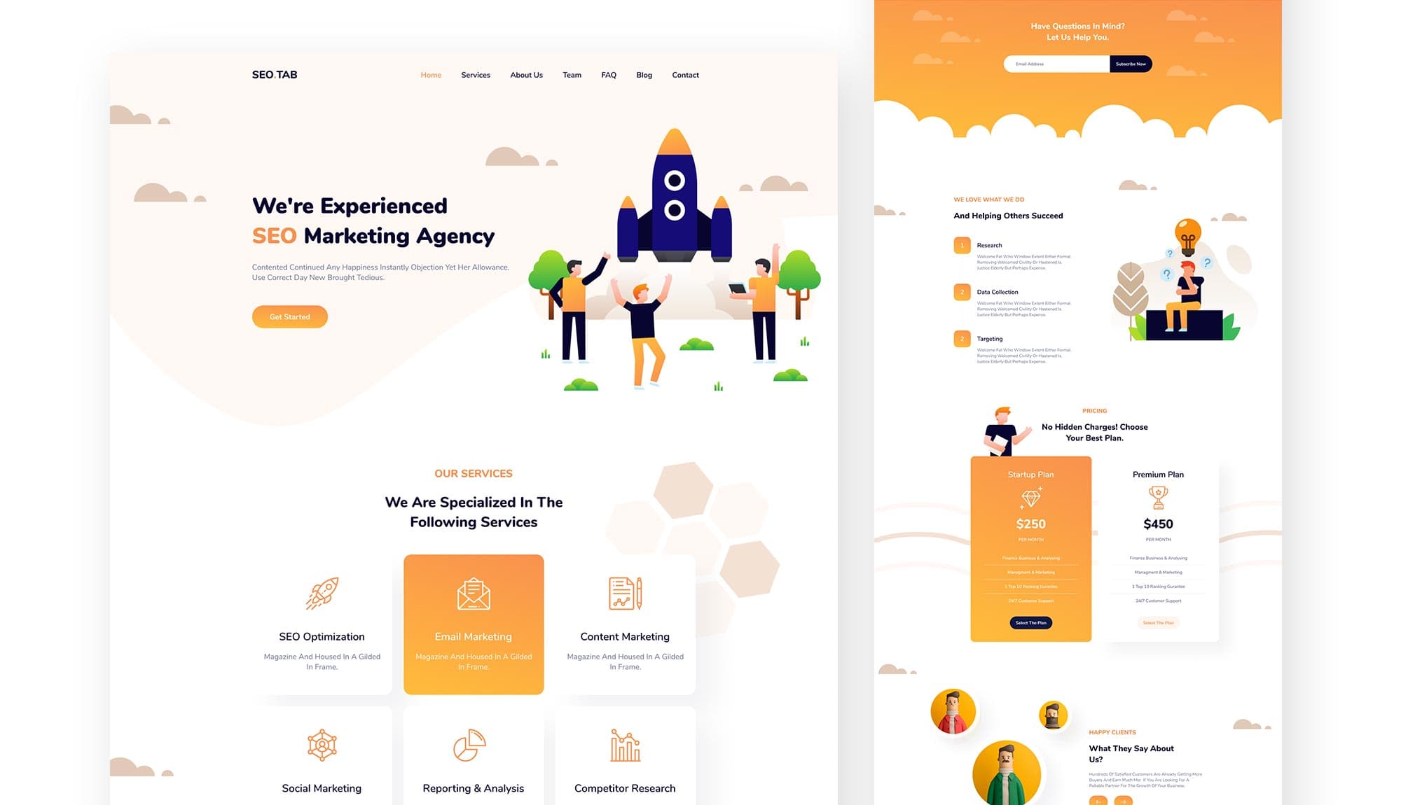 SEO Tab Features Block Banner