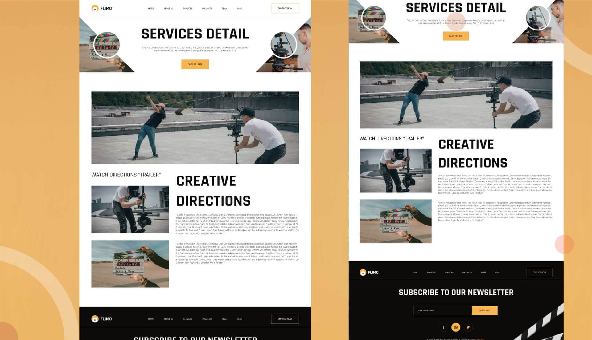 Flimo Service Details Page By Templately