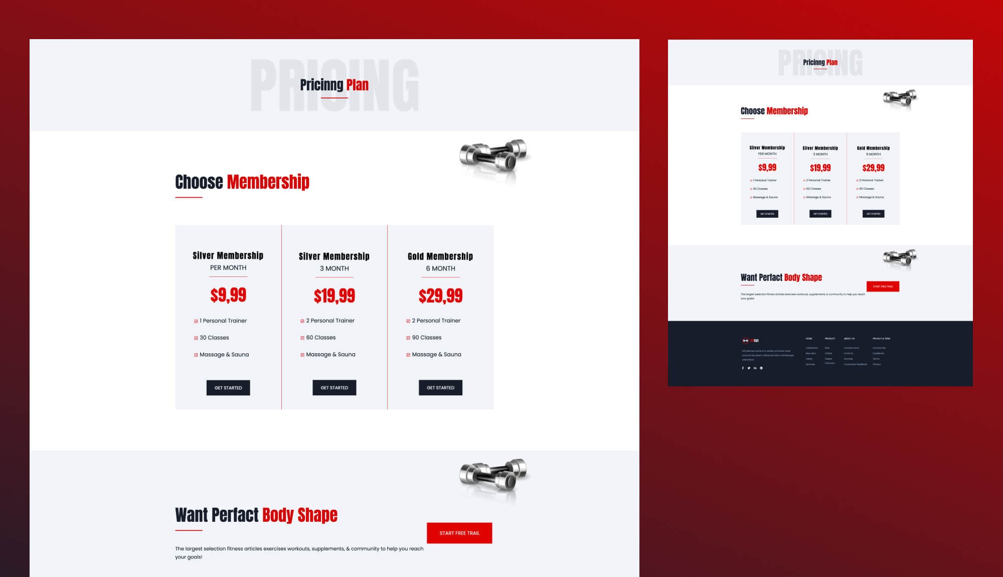 FitCut Fitness Website Template For Gutenberg Templately