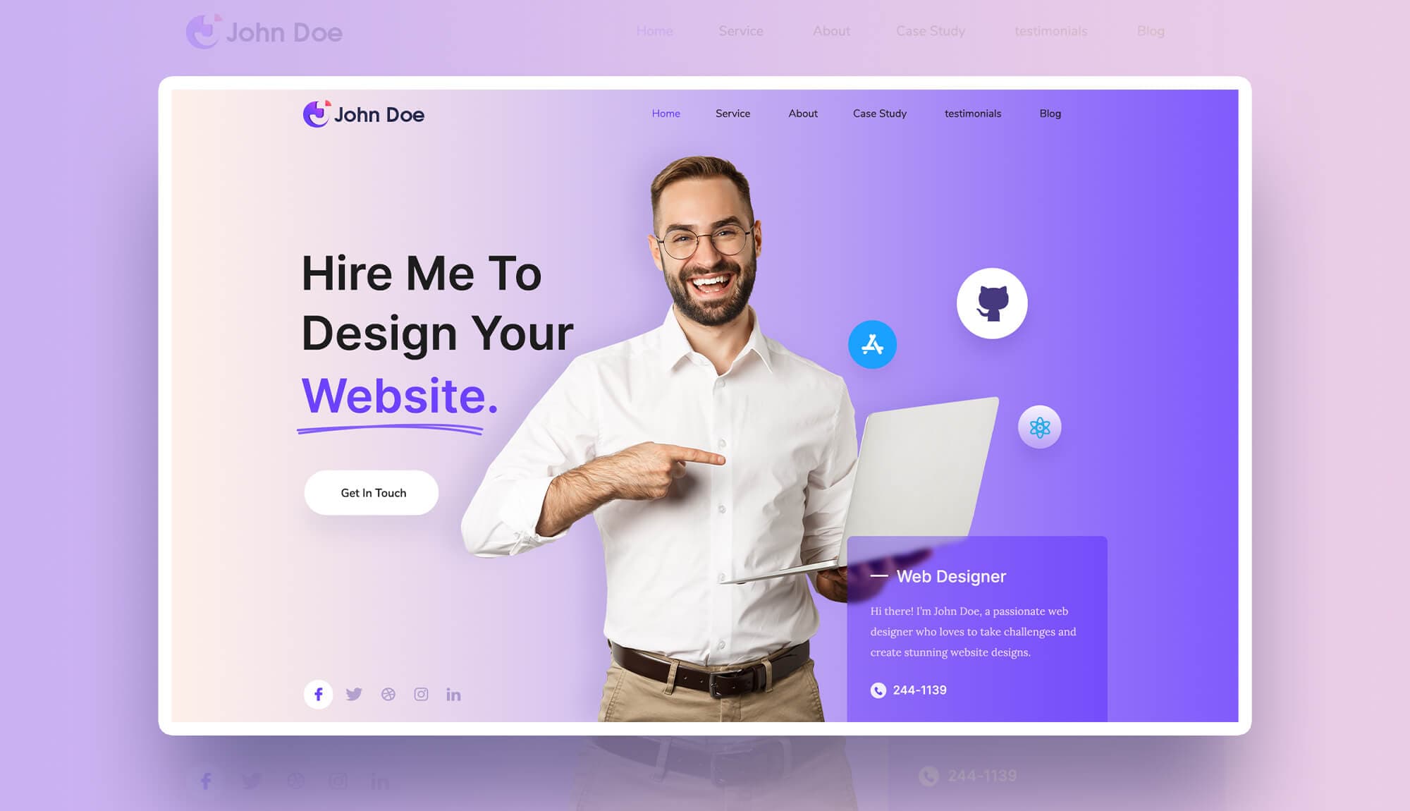 John Doe Banner Section Banner