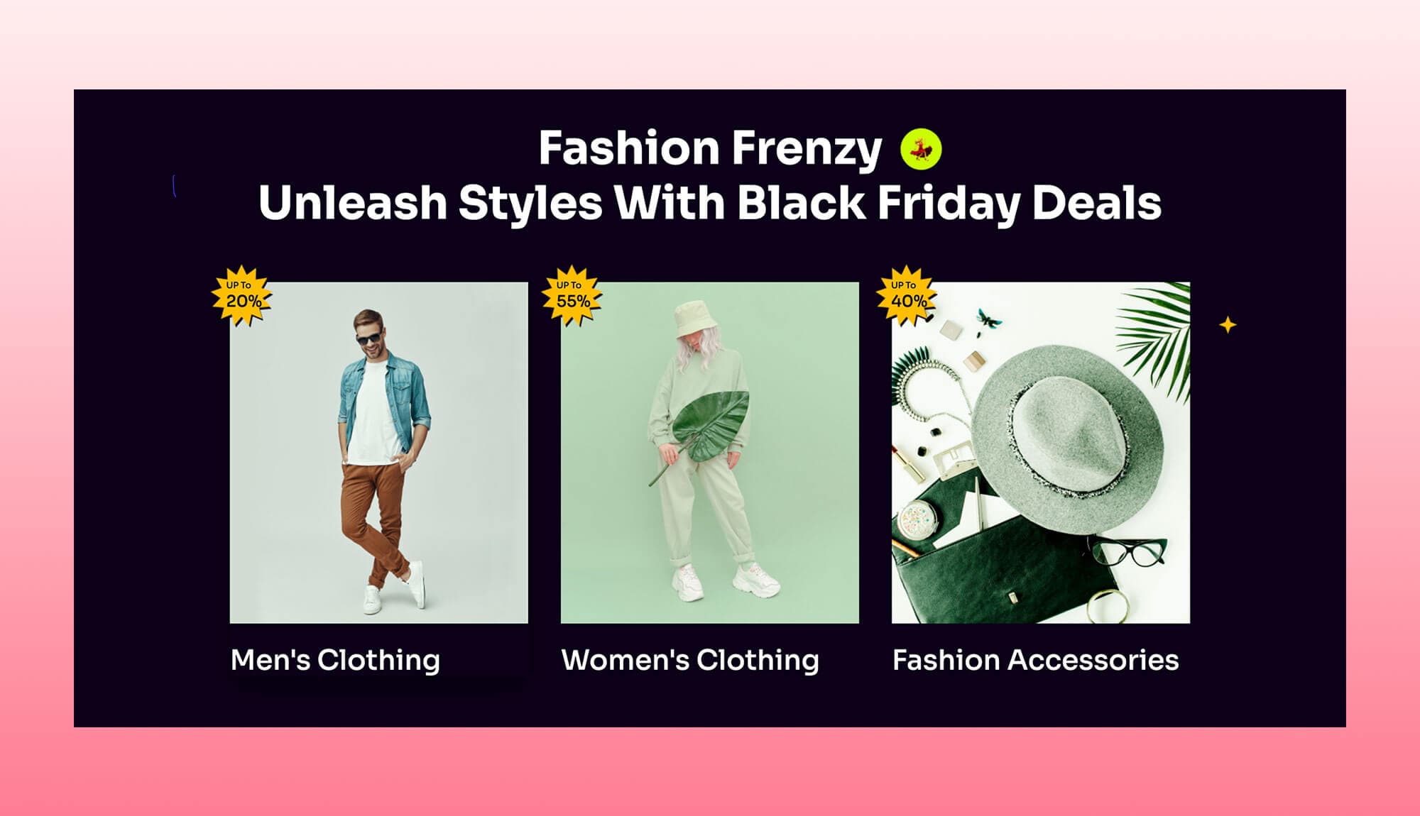 BlackMania Black Friday Categories Section Banner