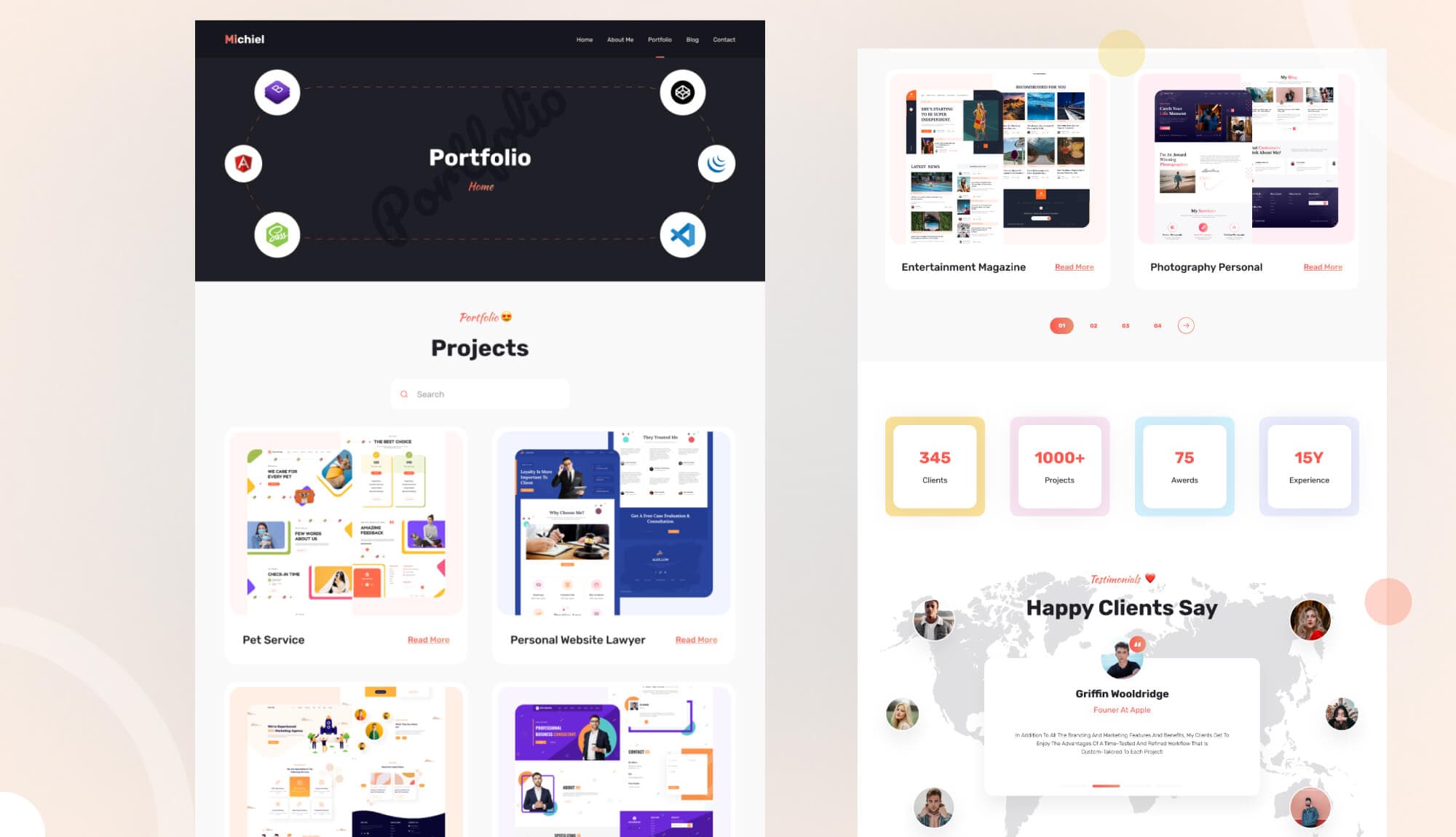 Michiel Portfolio Page Banner