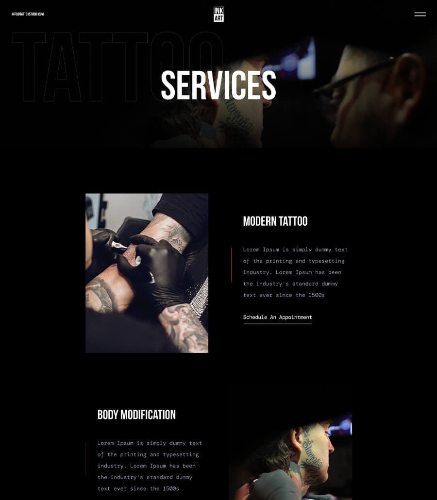 Ink Art Services Page thumbnail