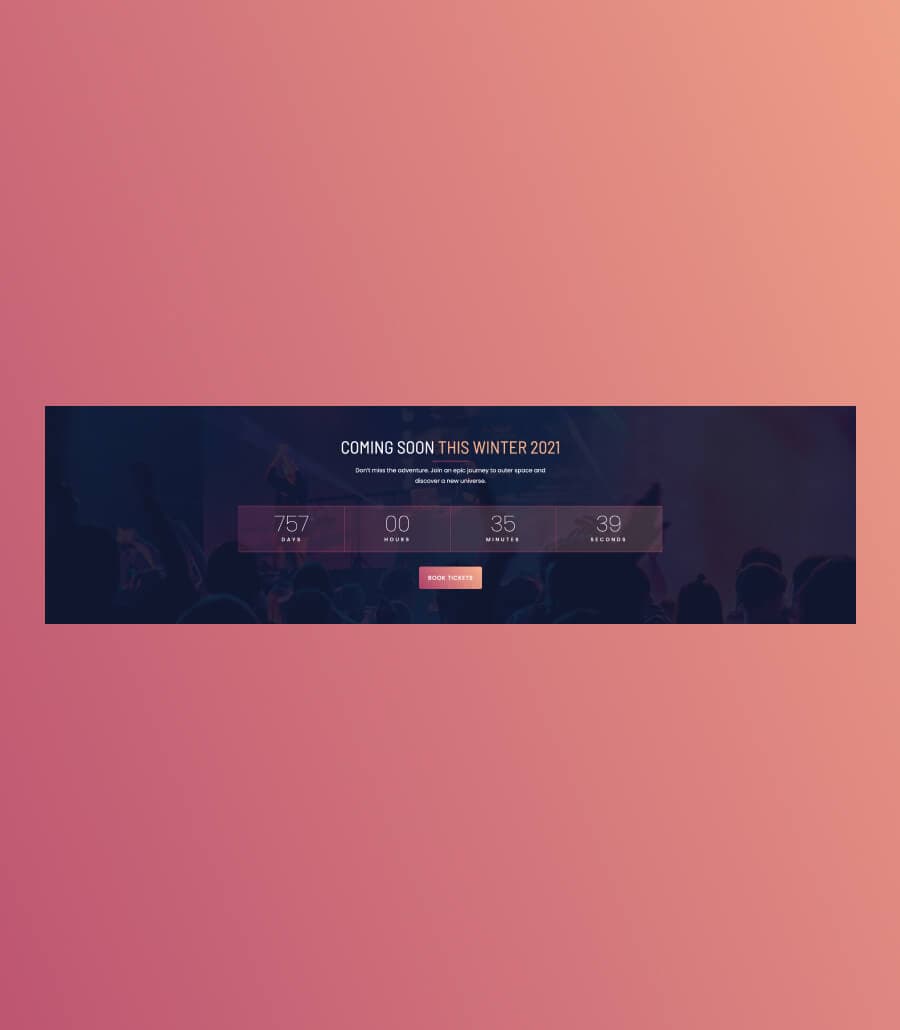 Movie Box Countdown Section For Gutenberg thumbnail