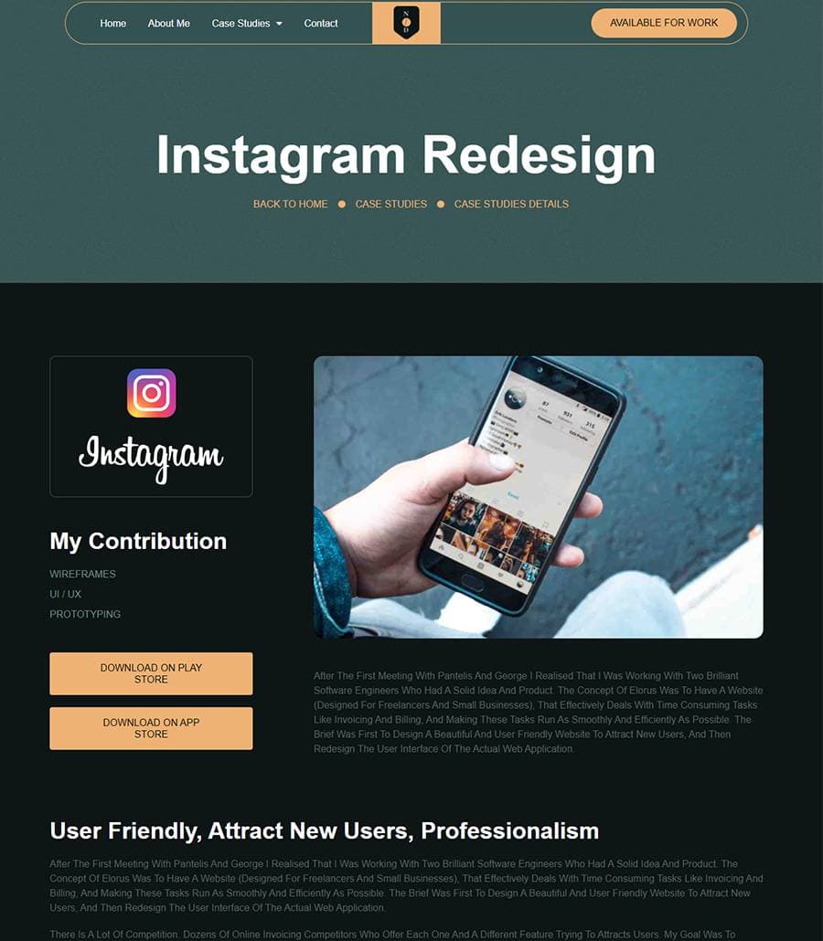 SleekResume Case Study Details Page thumbnail