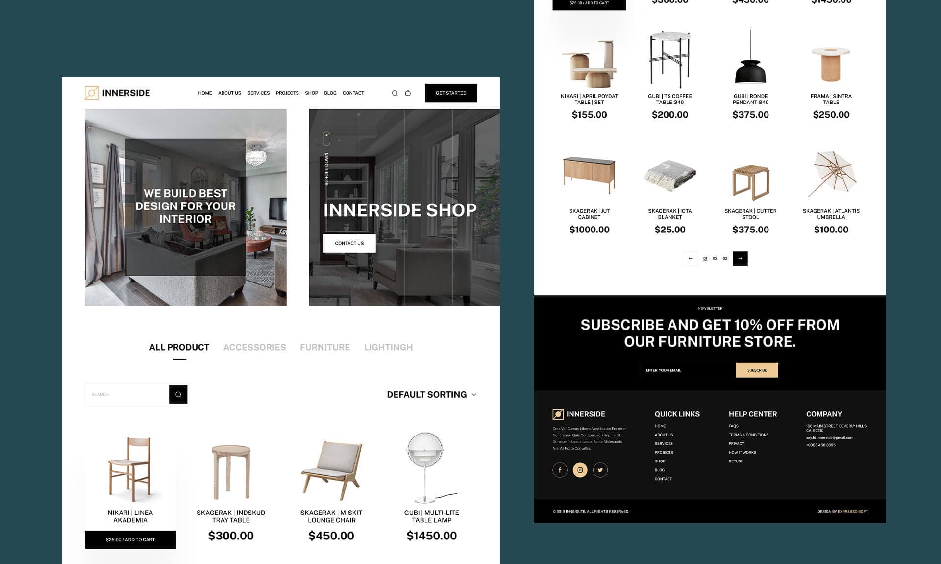 InnerSide Shop Page Banner