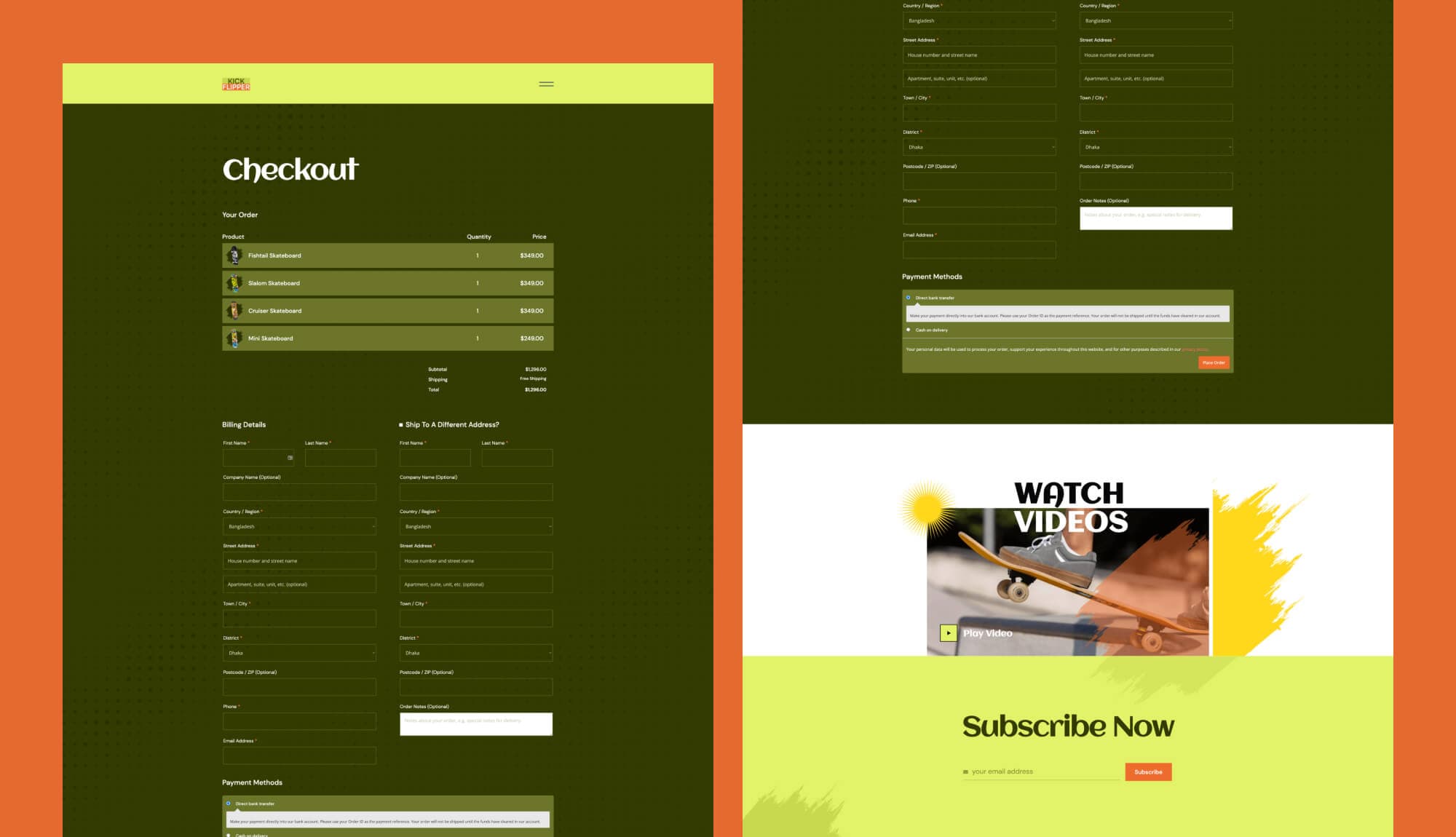 Kick Flipper Checkout Page Banner