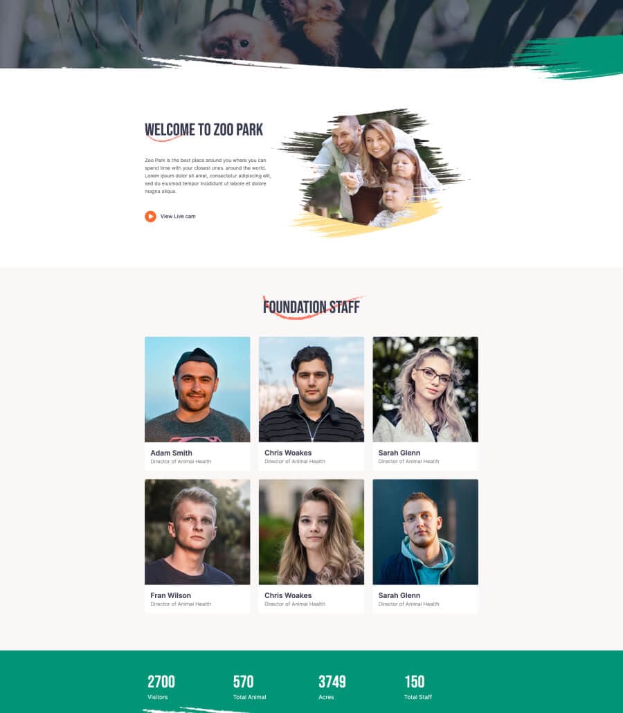 Zoo Park About Page For Gutenberg thumbnail