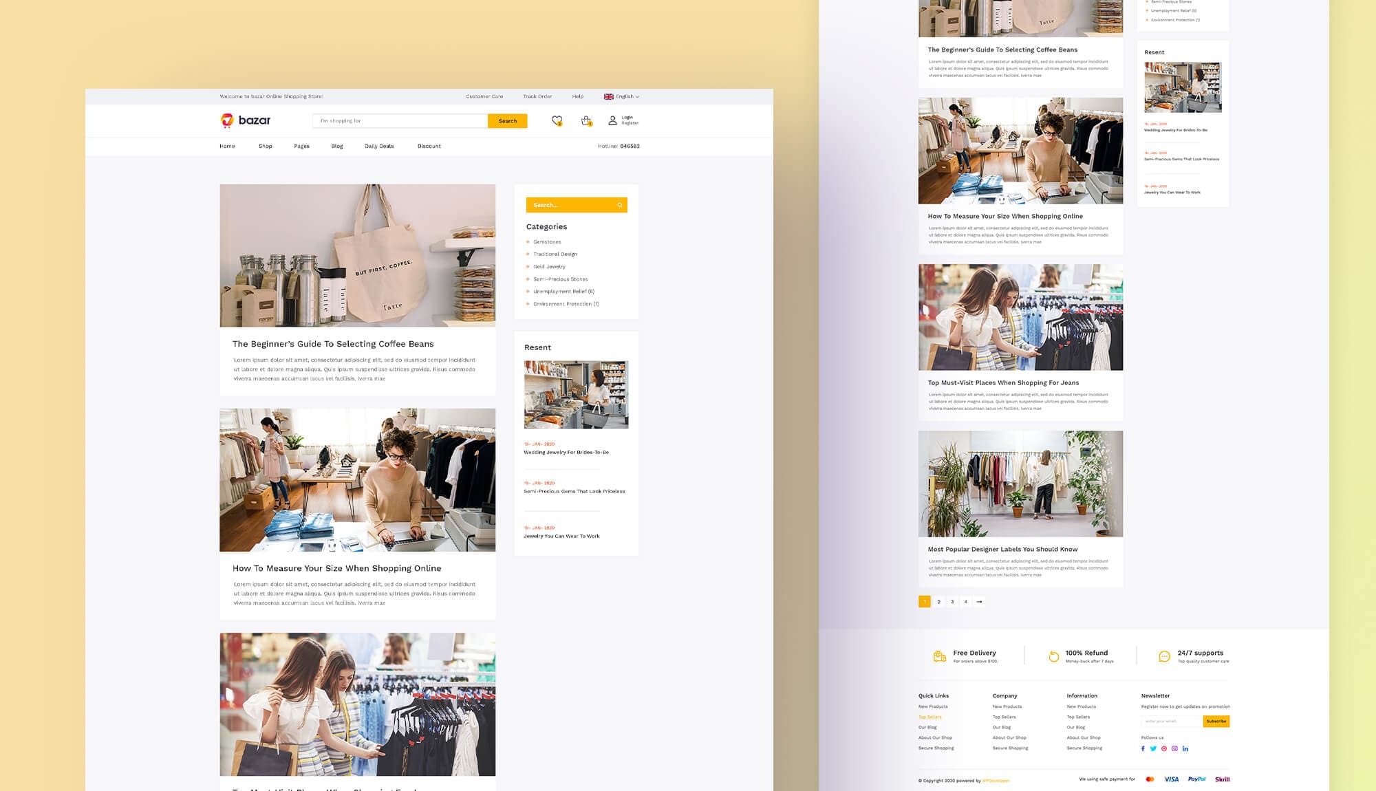 Bazar Blog Page Banner