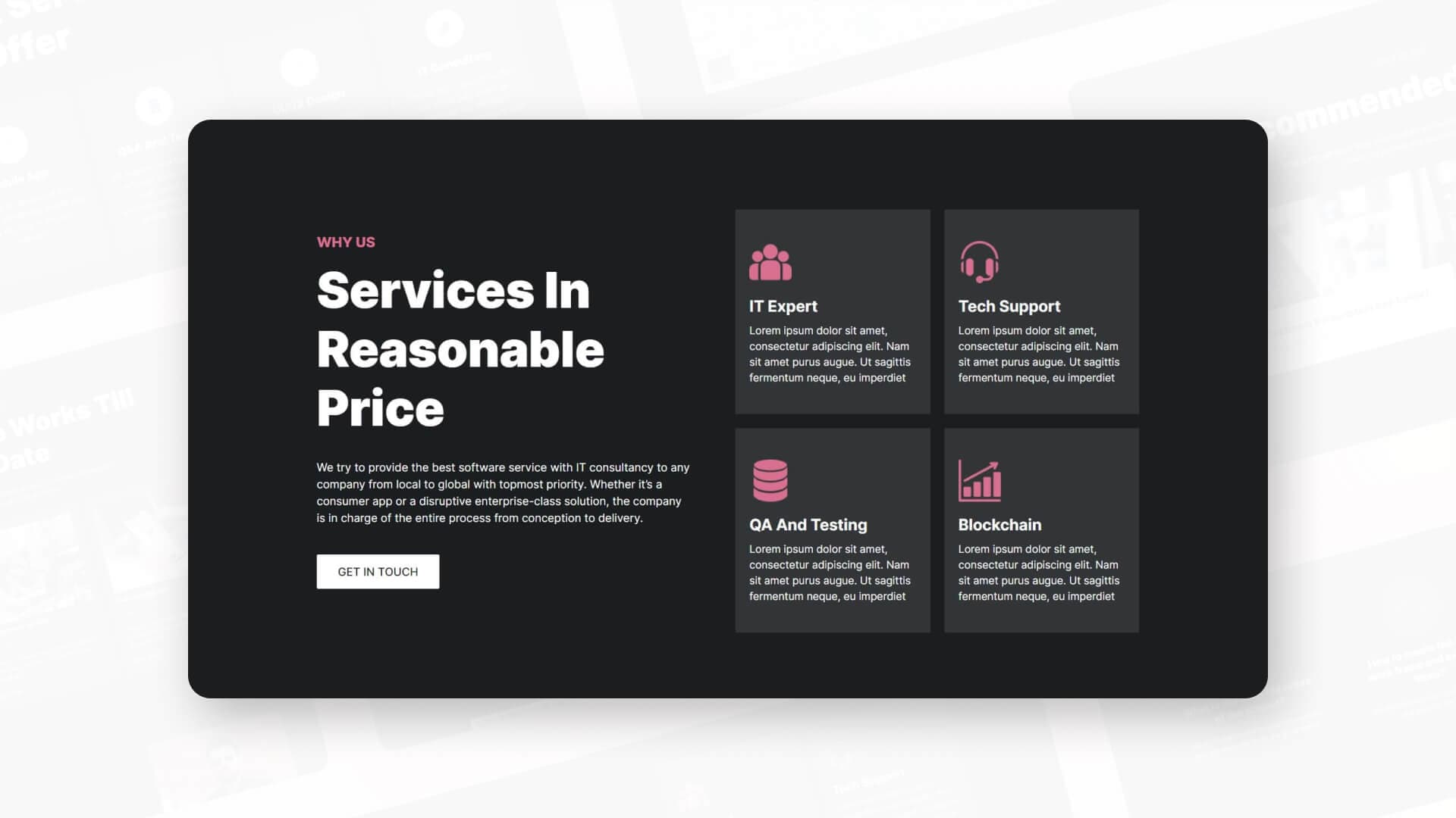 Coderlytics Services Section For Gutenberg Banner