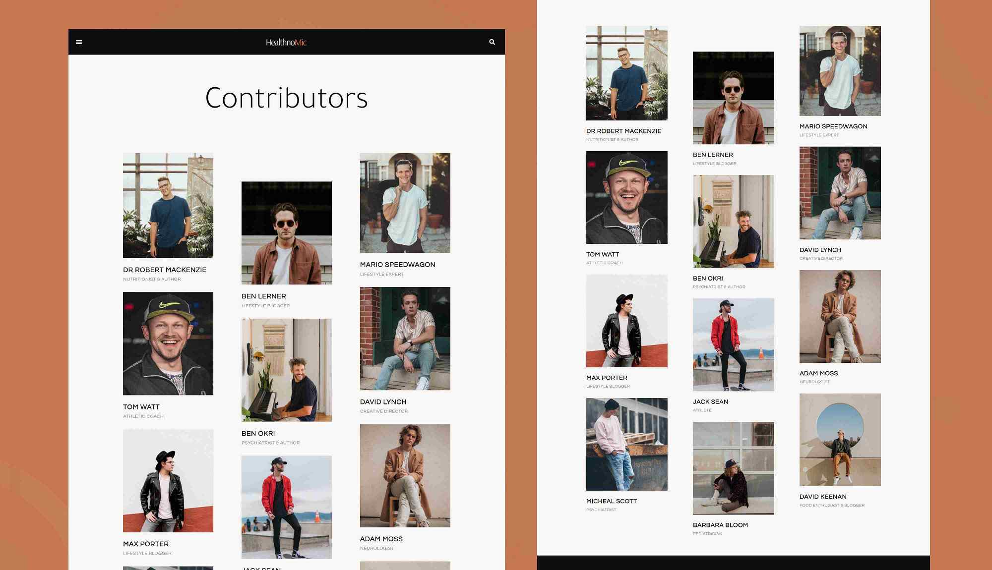 Healthnomic Contributors Page Banner