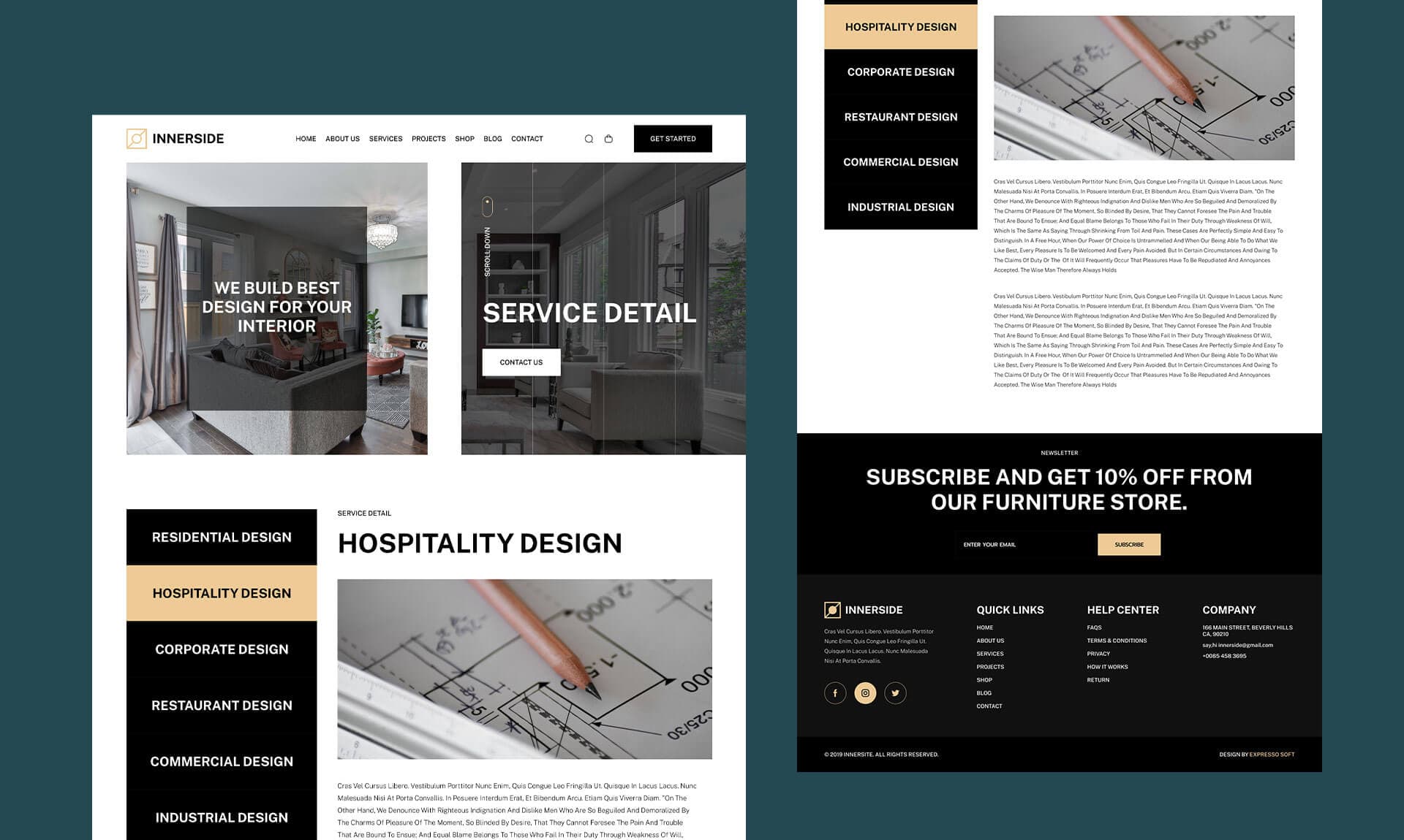 InnerSide Service Details Page Banner