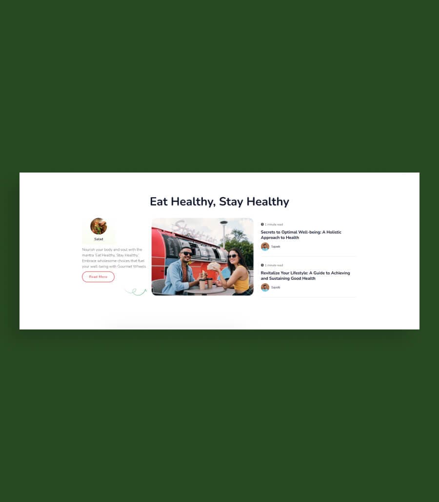 Gourmet Wheels Blog Section for Gutenberg thumbnail