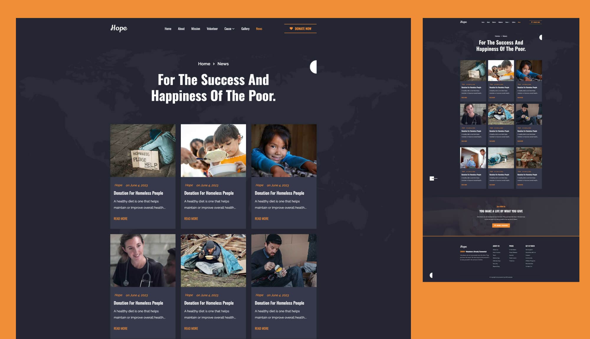 Hope News Page For Gutenberg Banner