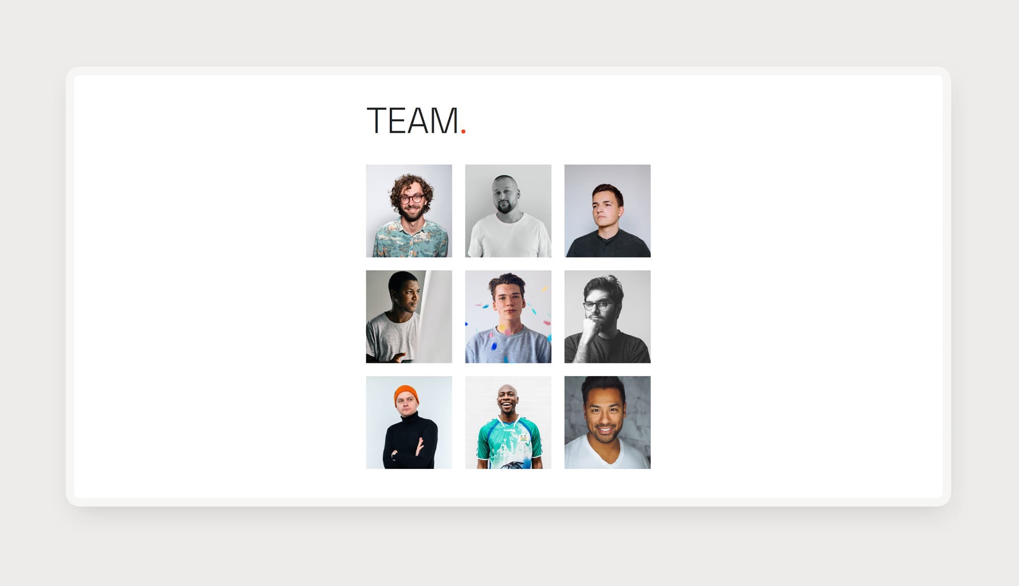 LensLy Team Section For Gutenberg By Templately