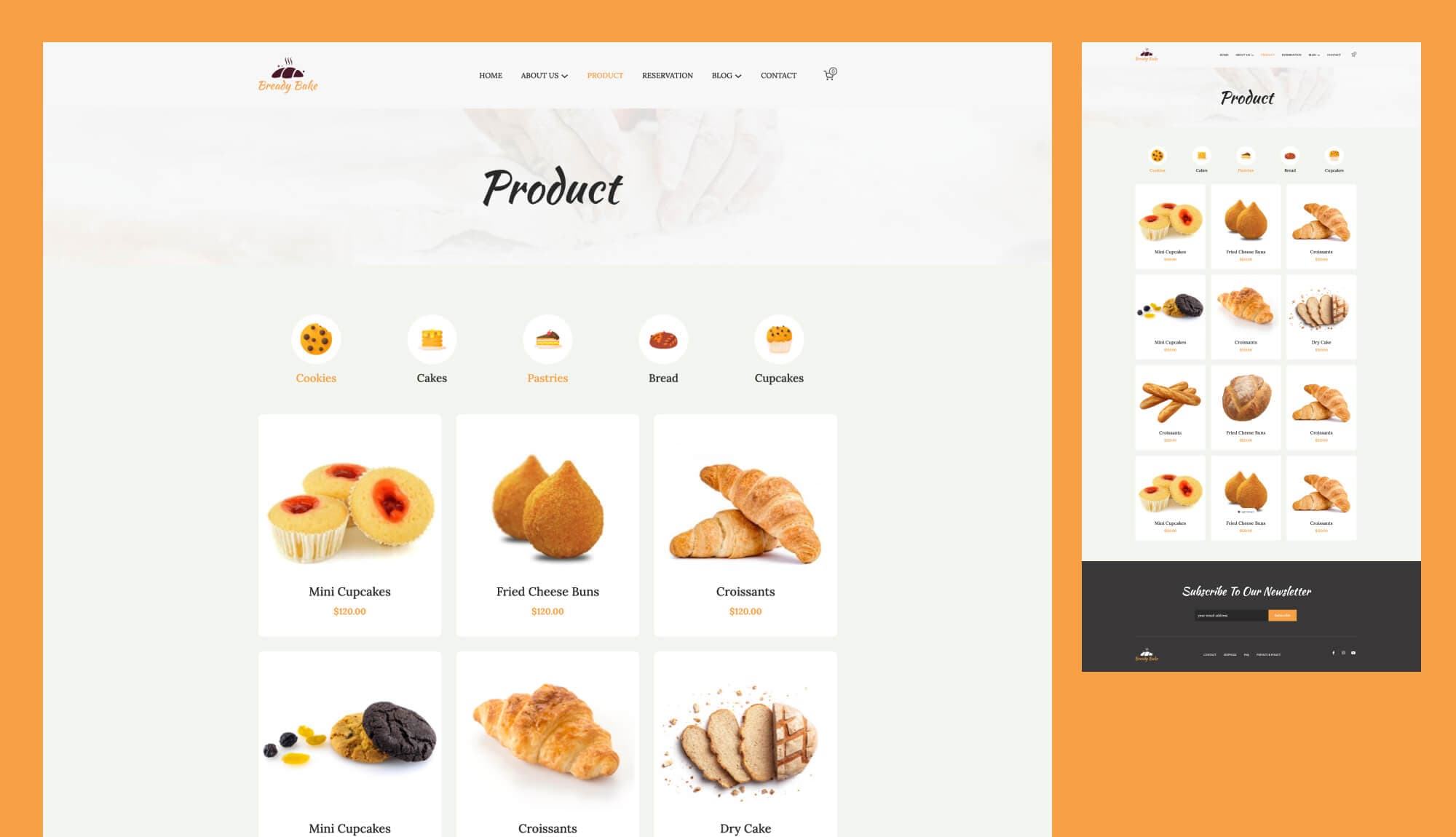 Bready Bake Product Page For Gutenberg By Templately