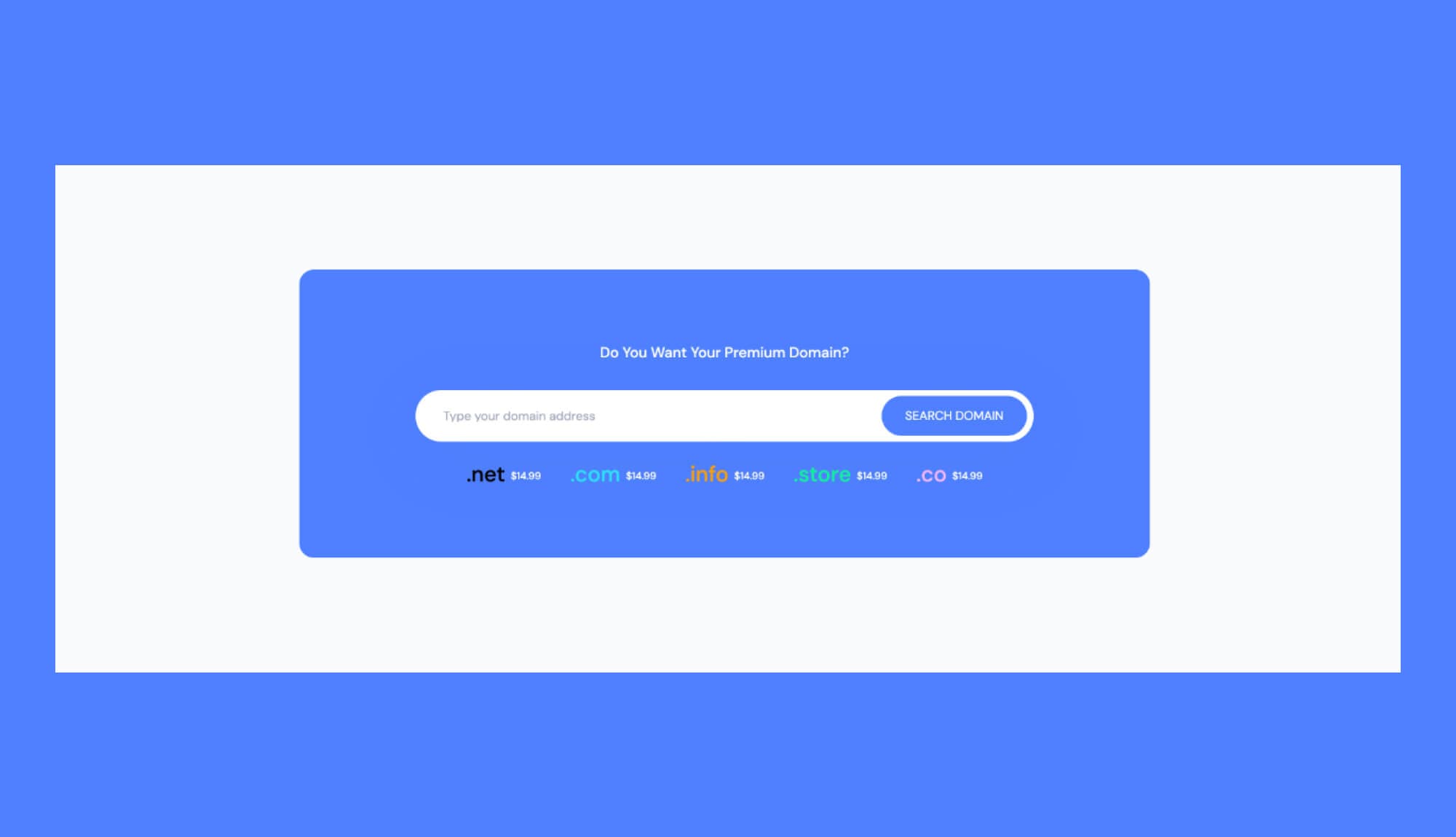 WPHost Search Section For Gutenberg Banner