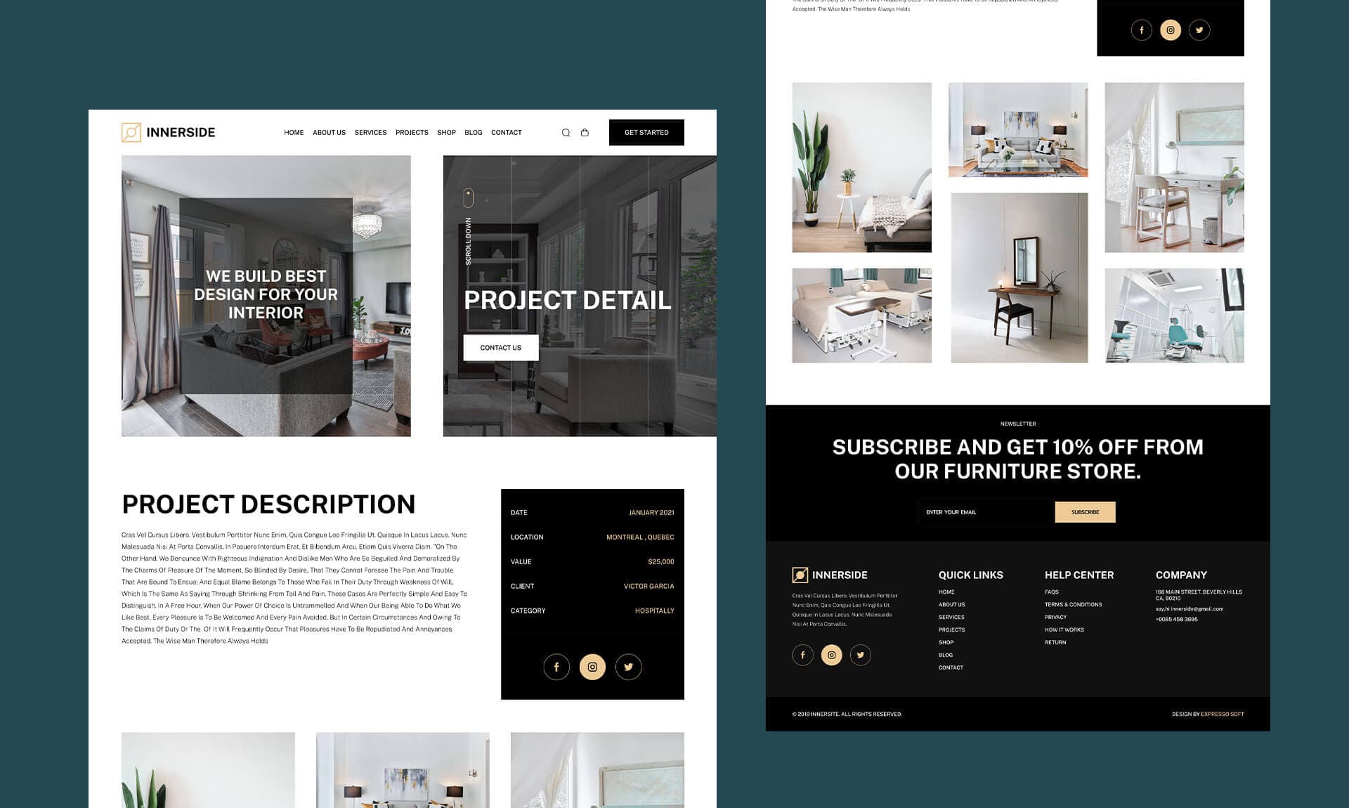 InnerSide Project Details Page Banner
