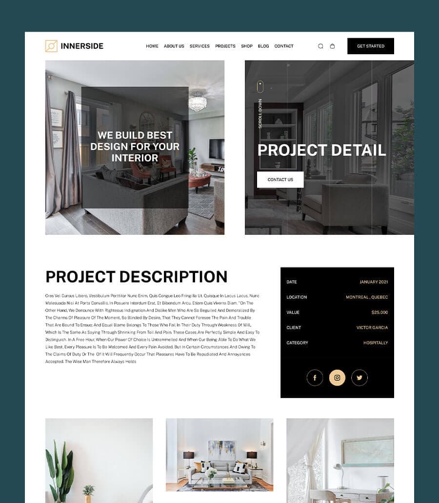 InnerSide Project Details Page thumbnail
