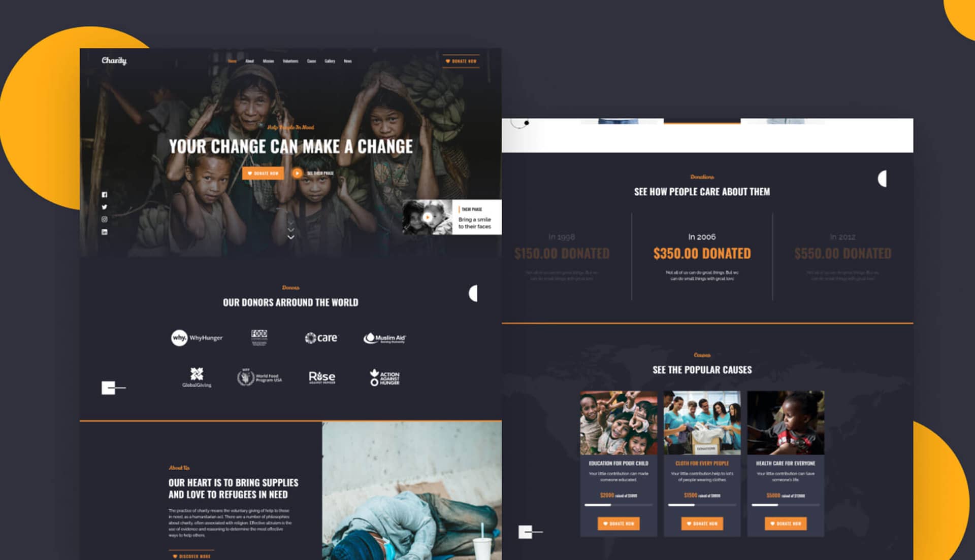 Hope Home Page By Templately