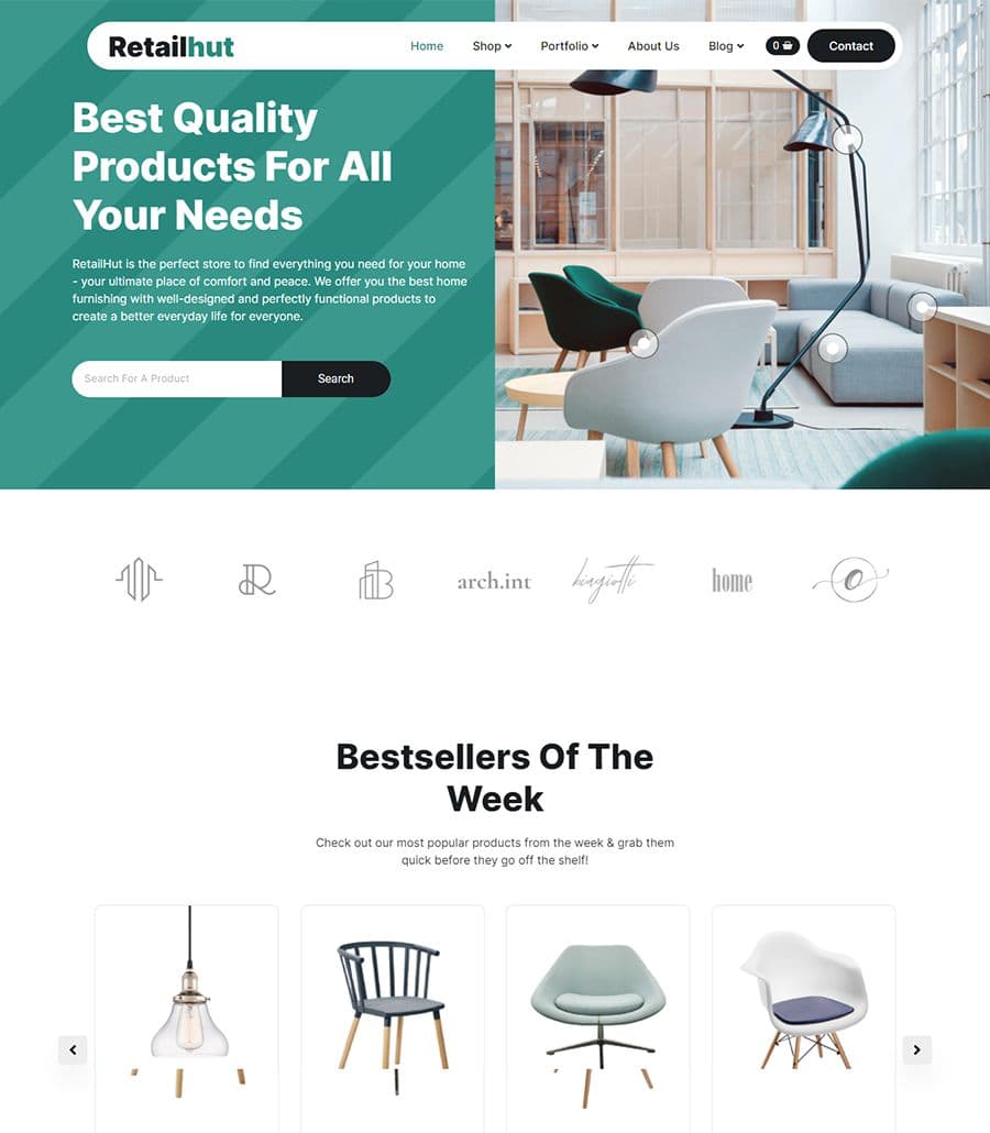 RetailHut Home Page thumbnail