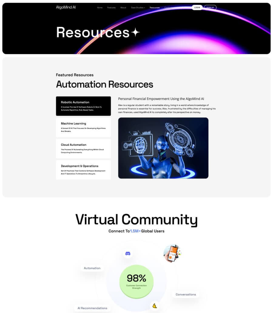 AlgoMind AI Resources Page thumbnail