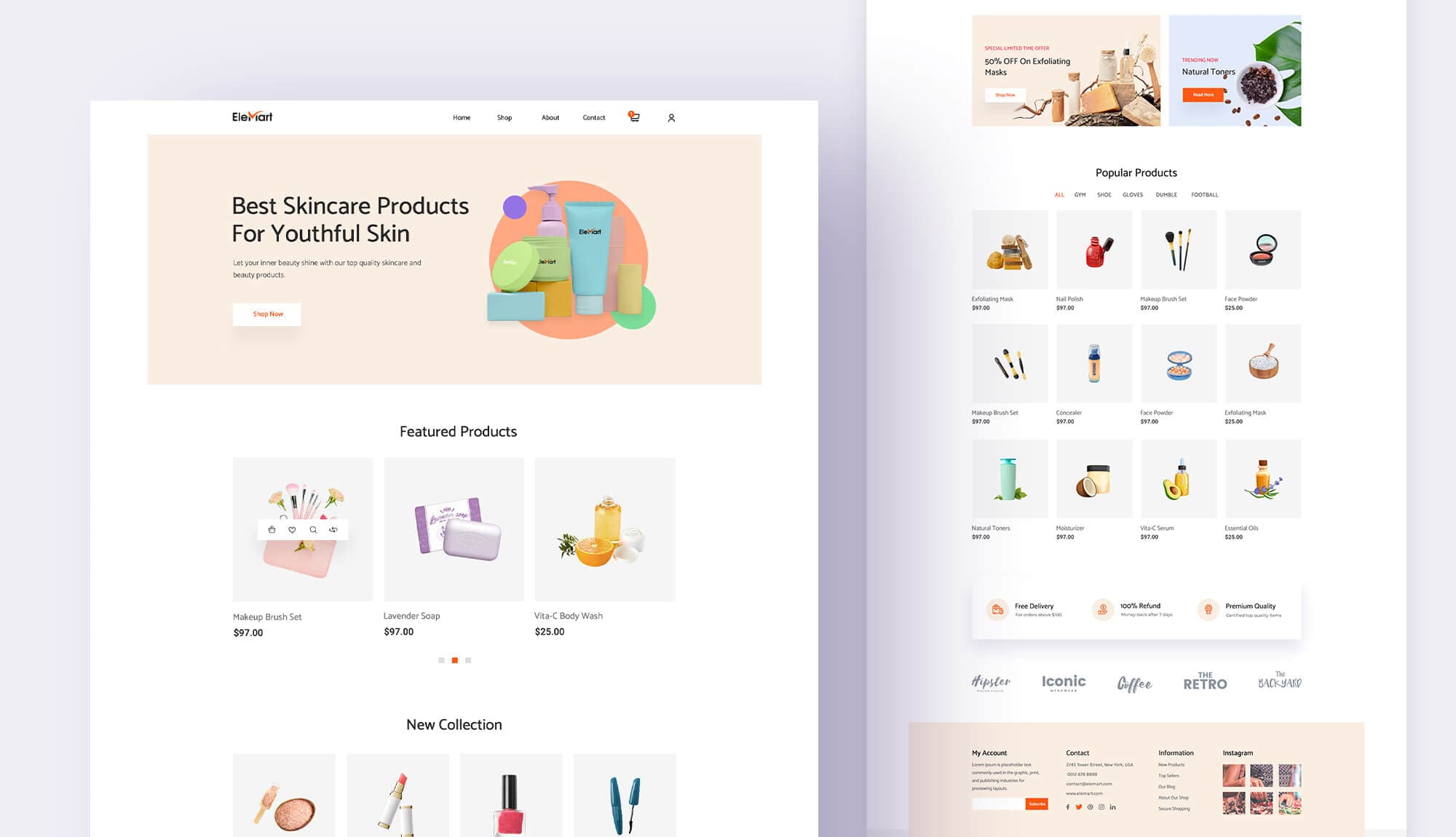 EleMart Home Beauty Health Banner