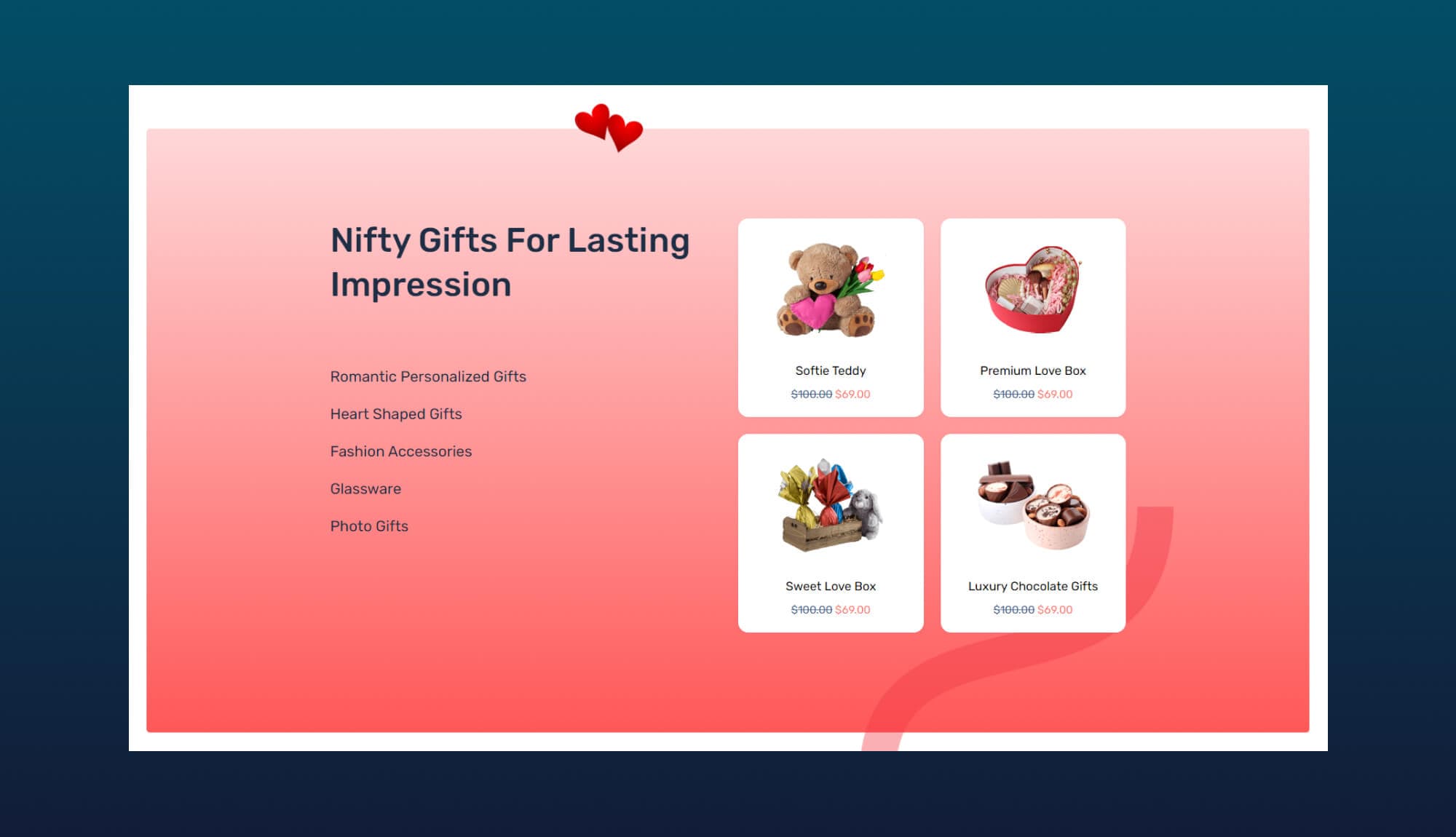 Honey Candy Gift Section Banner