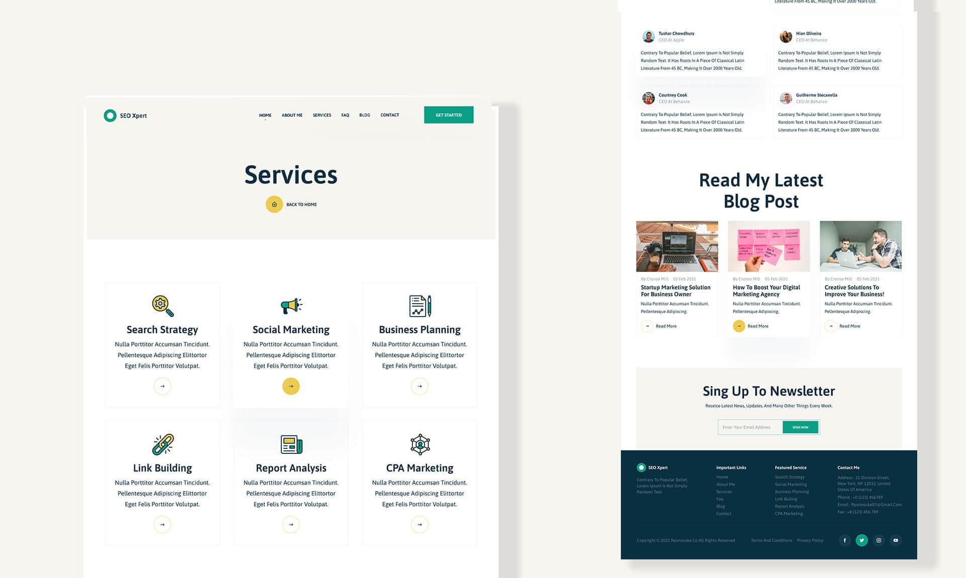 SEO Xpert Services Page Banner