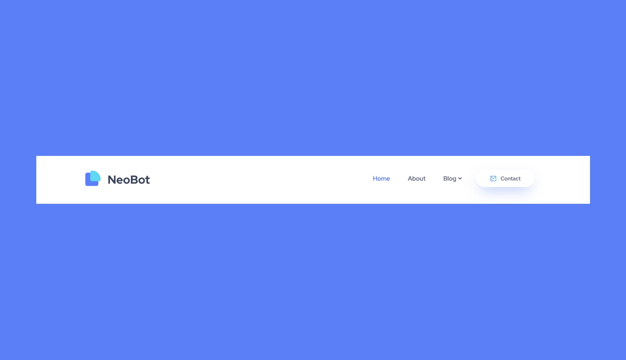 NeoBot Header Section For Gutenberg Banner