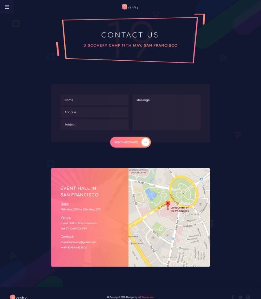 EventGree Event Template Contact thumbnail