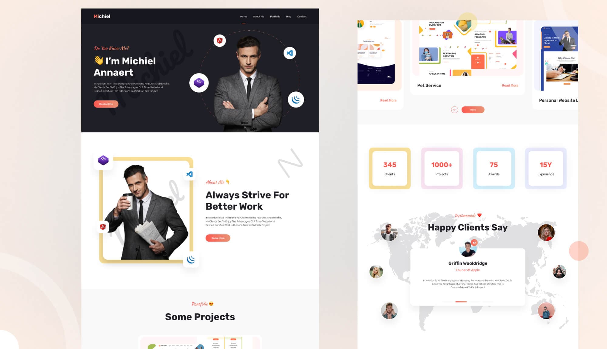 Michiel Home Page Banner