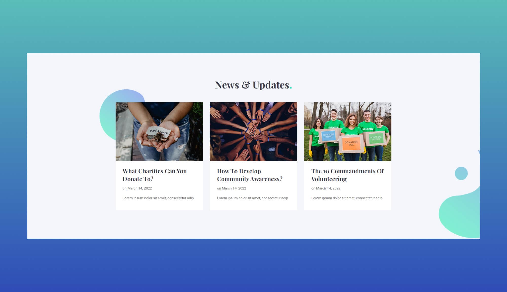 TrustAid Blog Section For Gutenberg By Templately